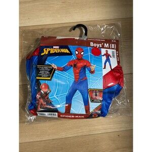 Marvel Spider-Man Halloween Costume Boys' Red/Blue Size Medium (8)